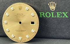 Rolex DateJust 2 II Men’s 41mm Gold FACTORY Diamond Dial Oyster Ref: 116333