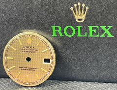 Rolex Ladies Datejust 26mm Jubilee Gold Hounds Dial Gold StickMarkers 69173