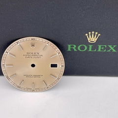 Rolex Datejust Mens 36mm Silver Dial Silver Stick Track Oyster Jubilee Ref 16234