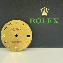 Rolex Datejust 31mm Midsize Mother of Pearl Gold Dial FACTORY DIAMOND Ref 78273