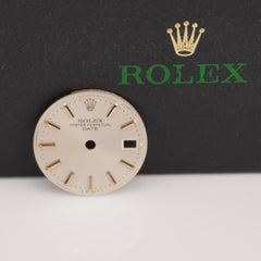 Rolex Oyster Perpetual Date Ladies 26mm Silver Dial Stick Jubilee Ref 6917