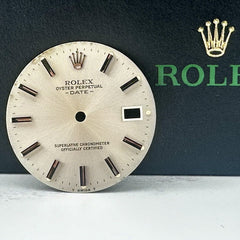 Rolex Date Men's 34mm Silver Dial Silver Stick Oyster Jubilee Model 15200 15000