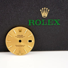 Rolex Datejust Ladies 26mm Champagne Gold Stick Dial Oyster Jubilee 6917 69173