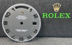 Rolex Men's Day-Date II 41 White Gold Matte Black Dial Arabic Concentric 218239