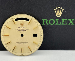 Rolex Day-Date 36mm Gold Dial Gold Stick Non Quickset Pie Pan President 1803