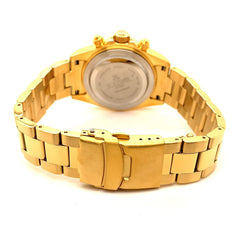 IceTime APEX Yellow 40mm Men's Yellow Gold Steel Watch Iced 0.10ct Diamonds