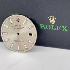 Rolex DateJust 41 Men's Silver Dial Stick Hour Oyster Jubilee 126300 126334