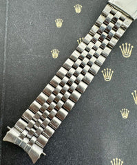 Rolex Datejust 1964 20mm Men's Jubilee Bracelet Steel Crown Band 6251H Ref 1601