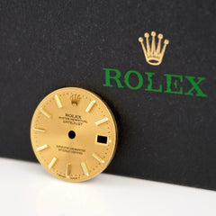 Rolex Datejust Ladies 26mm Champagne Gold Stick Dial Oyster Jubilee 6917 69173