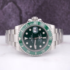 Rolex Submariner Date Hulk 40mm Ceramic Steel Green Dial Men Watch 116610LV