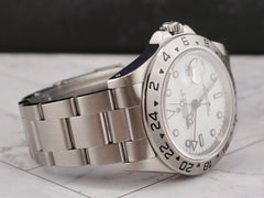 Rolex 40mm Explorer II White Dial Automatic Stainless Steel Men's Watch 16570