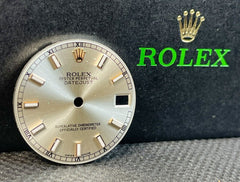 Rolex Datejust Midsize 31mm Silver Dial ROSE Gold/White Stick Dial 178271