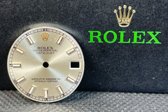 Rolex Datejust Midsize 31mm Silver Dial ROSE Gold/White Stick Dial 178271