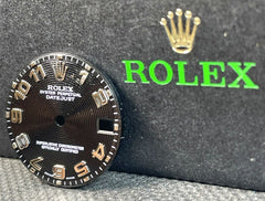 Rolex Datejust Midsize 31mm FACTORY Concentric BLACK Dial Arabic Numerals 178274