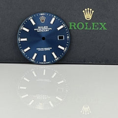 Rolex Men's Datejust 41mm Blue Stick Dial Steel Oyster Jubilee Ref 126300 126334