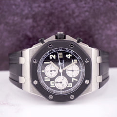 AUDEMARS PIGUET Royal Oak Offshore 42mm Stainless Steel Black Dial Watch 25940SK