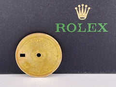 Rolex Datejust Ladies 26mm Yellow Gold Linen Stick Dial Oyster Jubilee Ref 69173