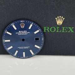 Rolex Men's Datejust 41mm Blue Stick Dial Steel Oyster Jubilee Ref 126300 126334