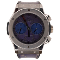 BERLUTI Hublot Classic Fusion Chrono 45mm Blue Dial Mens Watch 521.NX.050B.VR