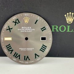 Rolex DateJust 41 Men’s 18k Yellow Gold Anniversary Grey Roman Slate Ref: 126333