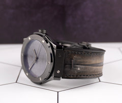 Hublot 45mm Classic Fusion Berluti Black Dial Mens Watch 511.CM.0500.VR.BER16