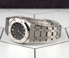 Audemars Piguet 26mm Royal Oak Black Dial Stainless Steel Watch 66007ST