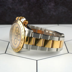 Rolex Daytona Cosmograph 40mm 18k YG / Steel Gold Dial Oyster Men's 16523