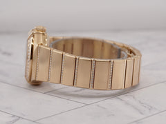 Omega 27mm Constellation White Mop Dial Gold Diamond Watch 123.55.27.20.05.002