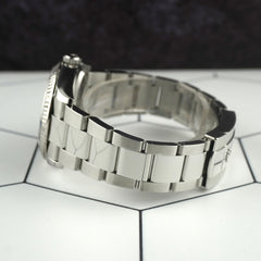 Rolex Datejust 36mm Steel White Gold Blue Diamond Dial Men's Watch 126234