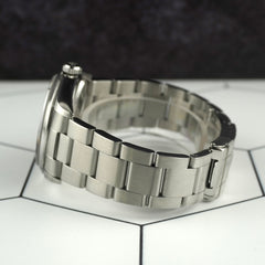 Rolex Explorer I 36mm Steel Black Dial Oyster Men's Watch 14270 Papers