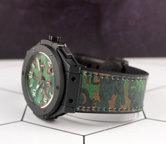 Hublot 44mm Big Bang Commando Jungle Camouflage Rubber Strap Watch 301.C1.8610NR