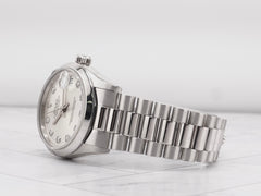 Rolex 31mm Datejust Diamond Dial President Band Platinum Ladies Watch 68246