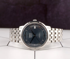 Omega 37mm De Ville Prestige Co-axial Blue Dial Stainless Steel Watch 424.10.37