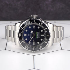 Rolex Deep Sea-Dweller Date 44mm 'James Cameron' Blue Steel Oyster Watch 136660