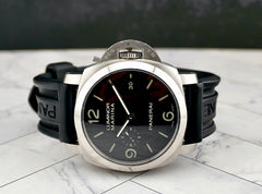 Luminor 44mm Marina Black Dial Stainless Steel Men's Watch Box Papers PAM00312