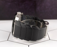 Bvlgari 43mm Octo Bi-Retro Gerald Genta Steel Rubber Band Watch OBR.Y.1C