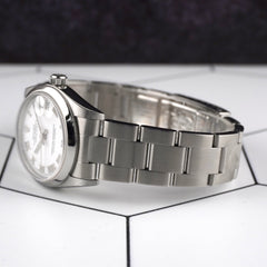 Rolex Datejust 31mm White Dial Oyster Band Steel Ladies Watch 78240 Papers