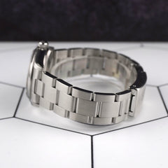 Rolex Oyster Perpetual 31mm Black Dial Steel Ladies Watch 77080 Papers