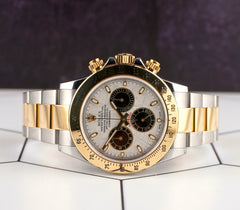 Rolex Daytona Cosmograph 40mm 18k/Steel Men's Oyster METEORITE Dial Watch 116523