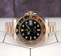 Rolex GMT-Master II RootBeer 40mm 18k Rose Gold/Steel Oyster Mens Watch 126711