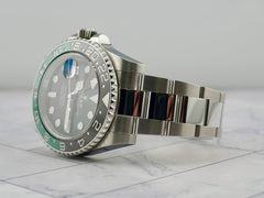 Rolex GMT Master II 40mm Steel Sprite Green/Black Bezel Men's Watch 126720VTNR