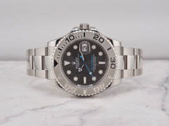 Rolex Yacht-Master 40mm Stainless Steel & Platinum Oyster Rotating Watch 116622