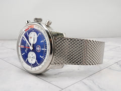 Breitling Top Time B01 41mm Stainless Steel Blue Dial Watch AB01763A1C1A1