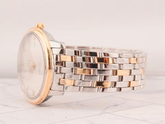 Omega 36mm De Ville Stainless Steel & Yellow Gold Silver Dial Full Set