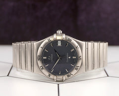 Omega 33mm Constellation Stainless Steel Grey Dial Men's Watch 1512.40