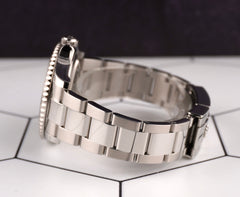 Rolex 37mm Yacht-master Midsize Steel Platinum Bezel Men's Watch 268622