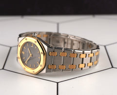 Audemars Piguet 25mm RoyalOak 18k Yellow Gold Steel Automatic Watch 66270SA