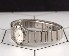 Omega 22mm Constellation Silver Diamond Dial Steel Quartz Watch 1561.71.00