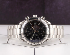 Omega 39mm Speedmaster Chronograph Date Black Dial Automatic Watch 3513.50 Paper