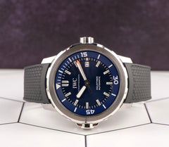 IWC 42mm Aquatimer Expedition Automatic Steel Blue Dial Men's Watch IW329005